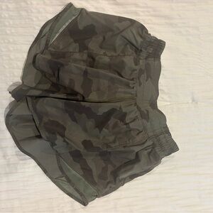 Camo Hotty Hot Lululemon 4” Athletic Shorts